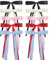 10 Pièces Pinces à Cheveux Nœud, BetterJonny Épingles à Cheveux Bowknot Barrettes à Cheveux Bow Françaises Pinces à Cheveux avec Nœud Ruban pour Femmes Filles, 5 Couleurs