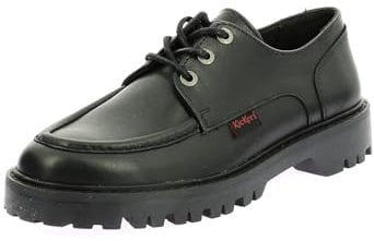 Kickers Kick Decklowy, Oxford Plano Mujer, Negro, 40 EU