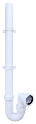 Multi-Fit 40mm 1.1/2 Standpipe Trap with Washing Machine Pipe, 75mm Seal, Multifit Outlet - Ideal Washing Machine Waste Pipe Connector & Drainage Solution BS EN 274-1:2002 Compliant