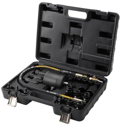 Extracteur D'outil D'Injecteur, Extracteur Buse D'Injection Pneumatique Extracteur Diesel + Adaptateur Injecteurs, Ensemble D'outils à Rampe Commune CDI Ensemble D'extracteur D'Injecteur 21 pièces