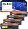 TN423 Toner Kompatible für Brother TN-423 TN423BK TN421 Toner für Brother MFC-L8690CDW DCP-L8410CDW MFC-L8900CDW HL-L8360CDW HL-L8260CDW, TN423 Schwarz Cyan Gelb Magenta,4er-Pack