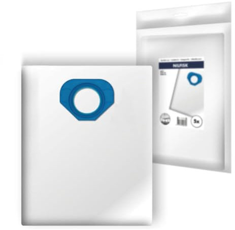 ELECTROTODO bolsa compatible con aspiradora Nilfisk GM80