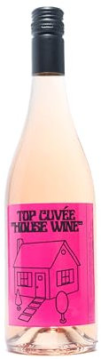 House Rosé Syrah & Carignan Wine by Top Cuvee - Natural French Rose Wine Made with Carignan & Syrah Grapes - x1 750ml Bottle - 13% Alc. - Crisp with Forest Strawberry Taste - 2022