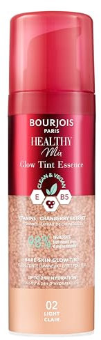 Bourjois Healthy Mix Glow Tint Essence feuchtigkeitsspendende Haut-Ausgleichsessenz, 02 Fair, 30ml