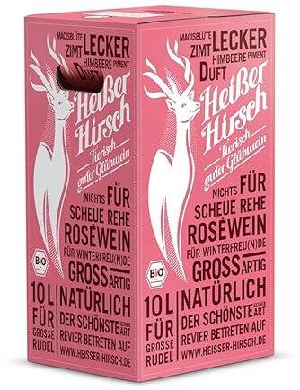 Heißer Hirsch Glühwein rosè 10l Bag in Box