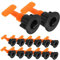 WOONEKY Tile Leveling 50 Pack T-Shape Spacer Levelers for Efficient Tile Setting Reusable and Sturdy