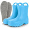 3Kamido GoSplash Stivali di gomma per bambini - stivali di gomma molto comodi in schiuma EVA leggera per bambini e bambine belli robusti impermeabili con maniglia per indossarli facilmente antiscivolo