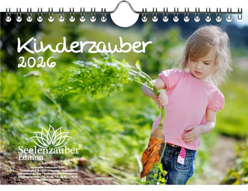 Kinderzauber DIN A5 Kalender für 2026 Kinder - Seelenzauber