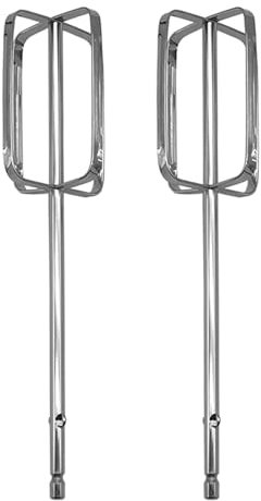 2pcs Hand Mixer Beaters Attachments, Stainless Steel Hand Mixer Replacement Beaters Electric Mixer's Parts for Many Mixers(4 Sticks)