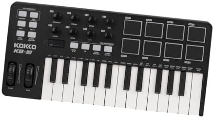 perfeclan MIDI - -Controller 25 Taste USB Beat Maker Machine Professionelle tragbare MIDI -Controller mit 8 Drum -Pads für die Leistung