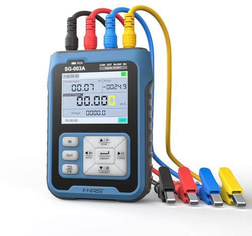 SG-003A Generatore Di Segnale Portatile, Display LCD Da 2,4 Pollici Misurazione In 1 Secondo Grafici In Tempo Reale Standby Prolungato Di 24 Ore Generatore Di Segnali Analogici Di Tensione E Corrente