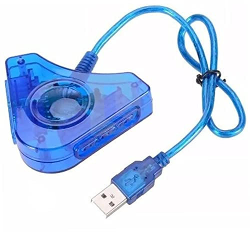 POENVFPO An USB -PC -Anpassung Tragbarer Tragbares Kabel und Lesekonverter 1 PC in 2 Joystick, Kleine und Leichte Schnittstelle