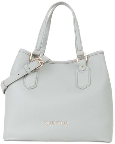 Valentino Schultertasche Brixton Shopping Grigio Polvere grau