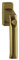HOPPE Fenstergriff duraplus London in Aluminium bronze (mit Druckknopf)