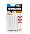 Ceys - Pegamento termofusible translucido - Adhesivo en barras para pistolas de pegamento - Pega, sella y rellena - 11 barras