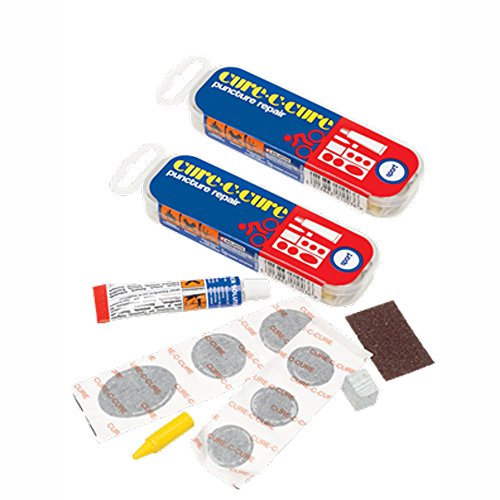 2 x Weldtite Puncture Repair kit 4 Road Touring Bike Cure c Cure Cycle Tube