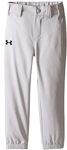 Under Armour Little Boys' Baseball Pant, Aluminum, 5