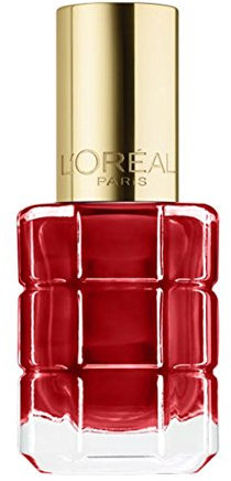 L'Oréal Paris Color Riche Le Vernis Nagellack mit Öl in Rot / Pflegender Farblack in lebhaftem Mittelrot mit Glanz-Effekt /# 442 Coral Trianon / 1 x 14ml