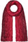 Japanwelt Seidentuch elegantes Damen Halstuch Crash-Schal 100% Seide silkroad 90 x 180 cm Verlauf Rote Beeren