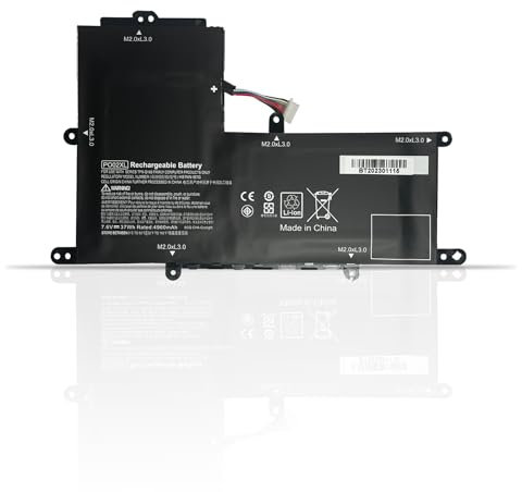 PO02XL HSTNN-DB7G 823908-1C1 823908-2C1 824560-005 HSTNN-IB7G Remplacement de la Batterie de l'ordinateur Portable pour HP Stream 11-R 11-R014WM 11-R010NR 11-R015WN 11-R015WM Pro G2 G3(7.6V 37Wh)