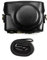 kinokoo Étui en Cuir PU pour Appareil Photo Sony DSC-RX100 VII RX100 VI RX100 V RX100 IV RX100 III RX100 II RX100 Noir