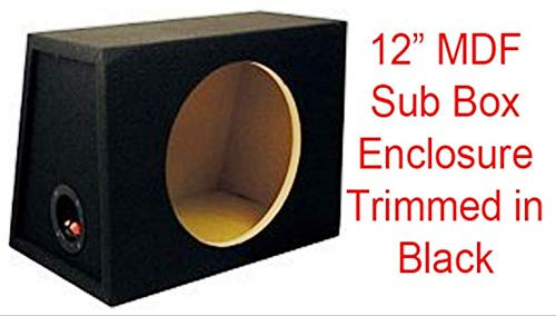 12 INCH SEALED SUB-WOOFER BOX ENCLOSURE BASS AMP BOX FOR ALL SUB