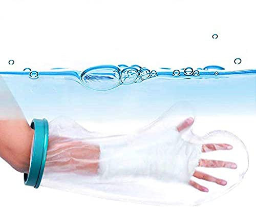 Funda de brazo impermeable para ducha, natación, baño, protector de escayola reutilizable, bolsa de fundido, funda de fundición – Protección hermética para manos rotas, dedos, muñecas, brazos