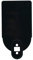 Senmubery Nummern Schild für M365 Elektro Roller Kennzeichen Halter Warn Schild Roller Skateboard ZubehöR Schwarz