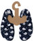 Slipstop Kinder Strandschuhe Anti Rutsch Sport Schuhe Schwimmschuhe Badeschuhe Urlaub Yoga Pool Unisex in Dunkelblau mit Walen, Gr. 24-26