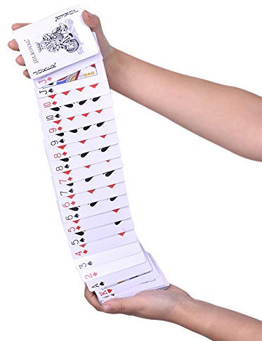 SUMAG Magic Trick 1pc Magic Electric Deck Poker Cards Waterfall Card Magic Props Close-Up Magic Show Trick Props