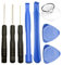 WANGQI Kit de herramientas 8 en 1 para reparación de teléfonos móviles iPhone 4, 4S, 5, 5S, 6, 7 y 8, 8 piezas