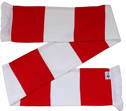 Southampton Football Fans Red & White Retro Traditional Match Day Bar Scarf (100% Acrylic)…