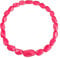 ZAVANA 55 cm Lange Statement-Halskette für Damen, handgefertigte Boho Chunky Halskette für Frauen in Pink, Chunky Kette mit rosa gedrehten Harz Gliedern, ungewöhnliche rosa Bohème-Modeschmuck