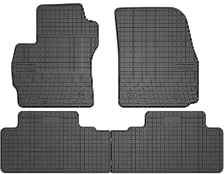 OMAC Gummi Fußmatten kompatibel mit Mazda 5 2005-2010 Automatten Gummi Schwarz 4tlg