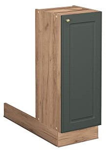Vicco isola cucina Fame-Line, Verde-oro Country House/Quercia dorata, 30 cm senza piano di lavoro
