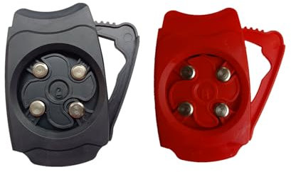 TECKI 2 Paquetes Abridor de Latas (Negro y Rojo) - Gadgets de Abrelatas de Cocina de Campamento, Adecuado para Latas de Aluminio, Refrescos, Cerveza, Cócteles
