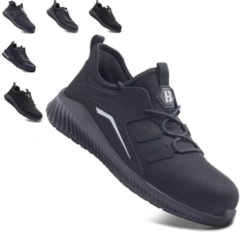 Blackrock Breeze zapatillas con puntera de acero, calzado de seguridad para hombres mujeres unisex, personal de cocina y chefs calzado de trabajo y utilitario PPE certificado por el Reino Unido ligero