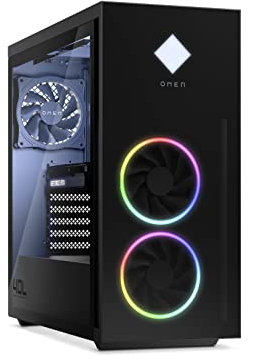 HP OMEN 40L GT21-2004ns Desktop - Ordenador de Sobremesa Gaming (Procesador Intel Core i7-14700F, 32GB RAM, 1 TB SSD, NVIDIA GeForce RTX 4070, Windows 11 Home) Color Negro