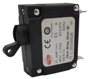 DISJONCTEUR ÉLECTRIQUE 30A 32A 45A 230V AC for LA PLUPART DES ACCESSOIRES DE GÉNÉRATEURS 6,5KW 5KVA 8KW (Size : 45A 8KW 230V)