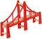 EXCEART Gleisüberführung Modellspielzeug Eisenbahnbrücke Hochbrücke Aus Holz