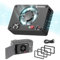 Camera Cooling Fan, Moman Halbleiter Kühlsystem für Kameras mit Aufladen vom Typ C & Anzeigebildschirm für Live Broadcast von 4K-Filmmaterial und Videoaufzeichnungen für R5/R8/R10/RP/R50/FX30/A7S3
