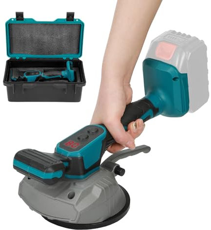 Cordless Tile Vibration Leveling Machine for Makita 18V Battery, Portable Tile Vibrator Tool with 8 Adjustable Speed Digital Display for Floor Wall (Battery Not Included)