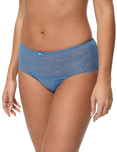 Playtex Culotte Femme Midi Cœur Croisé Féminin Recyclé Douce et Confortable x1