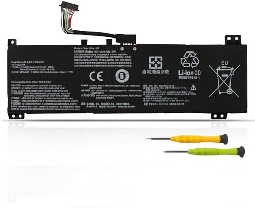 Batteria compatibile con computer portatile Lenovo Ideapad Gaming serie 3-15ACH6, tipo 82K2, 15,36 V, 60 Wh/3910 mAh/4 celle, L20C4PC0 L20M4PC0