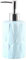 soap dispenser with pump Creative Irregular Soap Dispenser Ceramic Lotion Bottle.350ML Bathroom Shampoo Dispensing Press Bottle bathroom kitchen lotion(Blue)