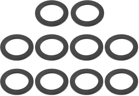 Amosfun 10pcs Nbr Material Dustproof Gasket Water Pipe Gasket Sealer for Shower Drain Replacement