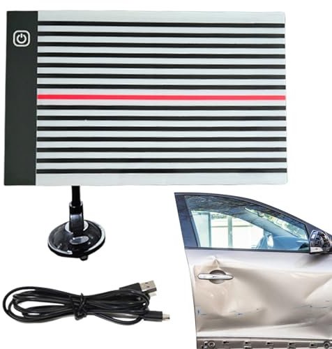 Dent Luce di riparazione, Dent Light – Pannello LED Strip Board – Strumento di rimozione della dentatura in acciaio, riparazione di carrozzeria, illuminazione antiriflesso automobilistica con