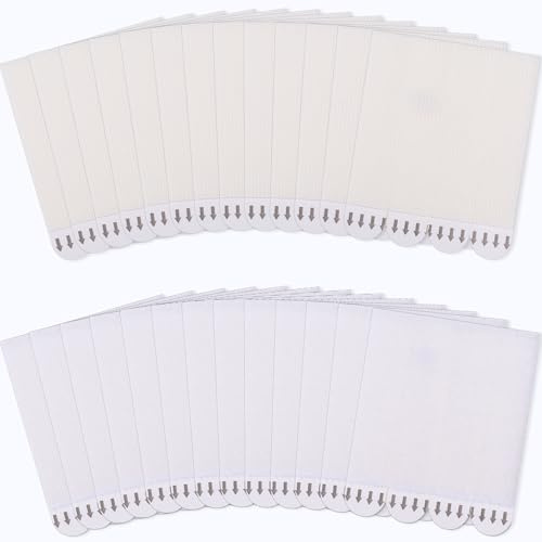 30Pairs (60 Strips) Medium Picture Hanging Strips, No Tools Required, White