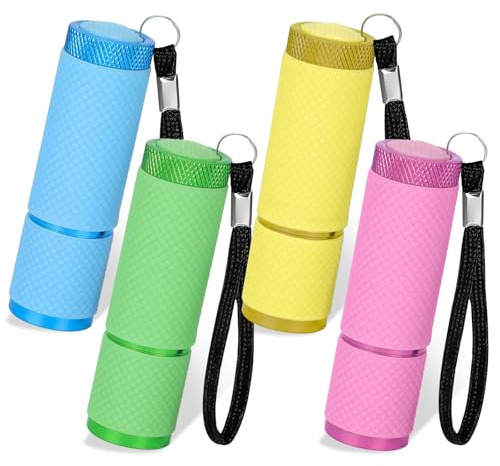 4 Pack Small Torch,Super Bright Mini Torch with 9 LED Torches,Torches Battery Powered,for Kids Adult Camping Dog Walking Hiking Outdoor Gifts（Battery Not Included）[Energy Class A+++]