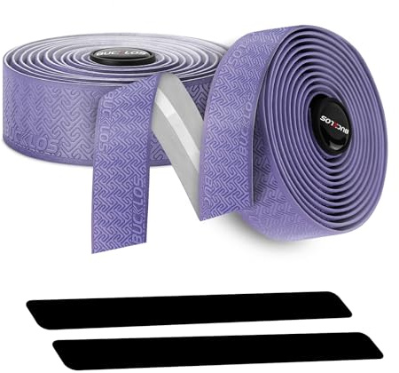 AEYINO Cycling Bike Handlebar Tape–EVA-Padded Bar Tape for Road Bikes | Suitable for gravel roads; non-slip and weather-resistant; available in 6 colours; 2 metres long; comes with a handlebar plug